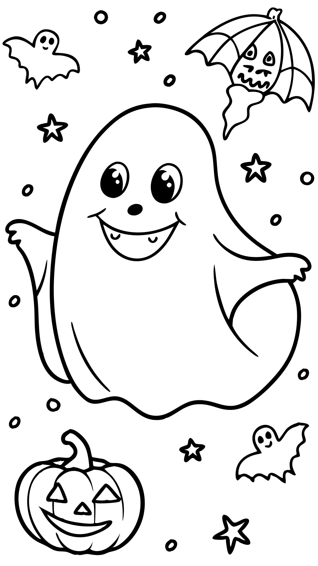 ghost printable coloring pages